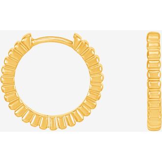 Dower & Hall Humbug Huggie Hoops in Yellow Gold Vermeil at Nordstrom