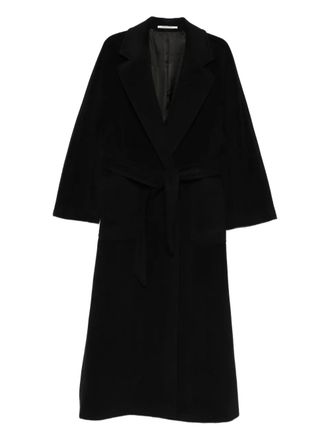 Tagliatore belted coat - Black