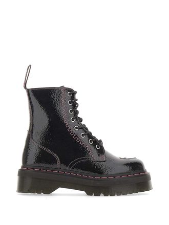 Dr. Martens Jadon Tp Patente desgastada negra