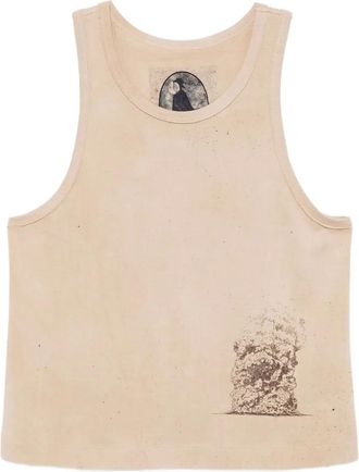 Ziggy Chen Gilet con stampa grafica - Toni neutri