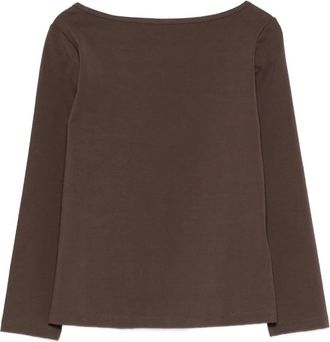 St.Agni long-sleeves T-shirt - Brown