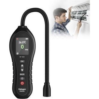 OEM Detector De Fugas De Gas Hal&oacute;geno - Sensor Semiconductor - 3 Modos De Alarma - Sonda Flexible De 25 Cm Para Espacios Confinados