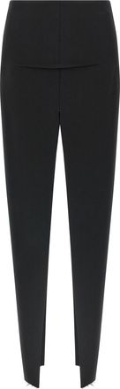 Rick Owens Black Virgin Wool Mini Womens Skirt