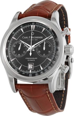 Bucherer Manero Chronograph Black Dial Unisex Watch 00.10919.08.33.01