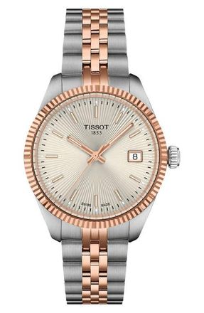 Tissot Ballade Bracelet Watch, 34mm in Champagne at Nordstrom