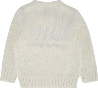 Polo Ralph Lauren Boys Flag Intarsia Cotton Sweater Cream