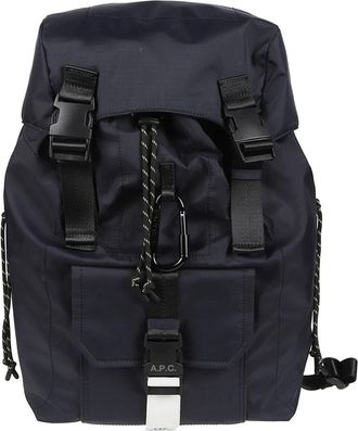 A.P.C. Trek 2.0 Rugzak - Heren - Rugzakken - Blauw - ONE Size - Tassen