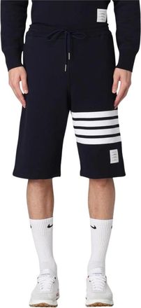 Thom Browne Hombre, Pantalones cortos, Azul, Talla: S