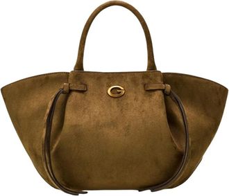 Guess Allegra Girlfriend Satchel - Dames - Handtassen - Bruin - ONE Size - Polyester - Tassen