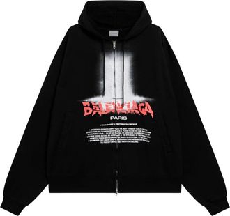 Balenciaga Hombre, Sudaderas, Negro, Talla: L