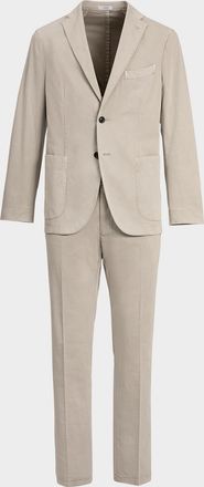 Boglioli Men & apos;s Garment-Dyed Solid Suit