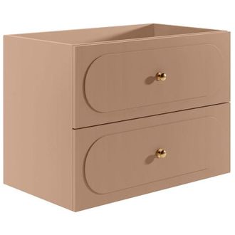 Vente-Unique Mobile sottolavabo sospeso - Rosa antico - 80 cm - SATOBAL