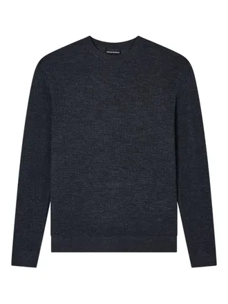 Emporio Armani Woll Crewneck -Jumper