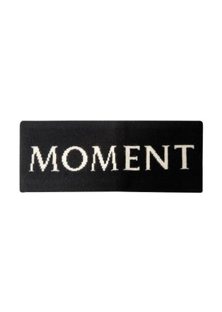 Perfect Moment Logo- Intarsia Wool-blend Headband - Black - One Size
