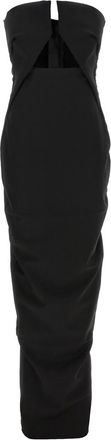 Rick Owens Black Prong Gown dress