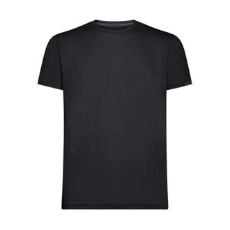 Roberto Ricci Design Rrd, Tops, Heren, Blauw, L, Korte mouwen Oxford T-shirt in Donkerblauw