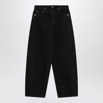 Gucci Womens Black Wide-leg Jeans Cotton - Size 25 (Waist)