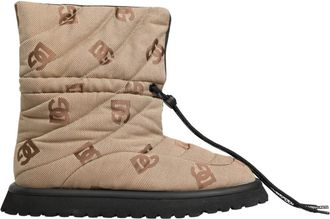 Dolce & Gabbana Snowboots - Dames - Winterlaarzen - Bruin - 44 EU - Nylon - Schoenen