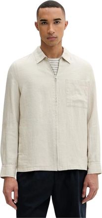 Marc O'Polo Heren, Jassen, Beige, Maat: 2XL Linnen