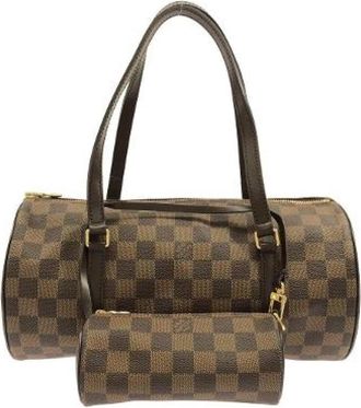 Louis Vuitton Pre-owned Papillon Damier Bag - Dames - Vintage Handtas - Bruin - ONE Size - Vintage
