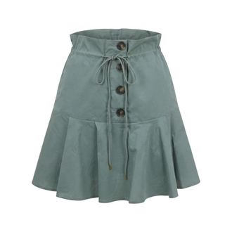 Trussardi Minirok - Dames - Rokken - Groen - Maat: S Katoen