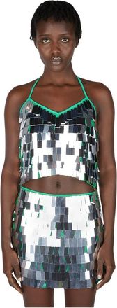 Simon Miller Tipsy Top - Dames - Tops zonder mouwen - Veelkleurig - XS - Pailletten - Tops