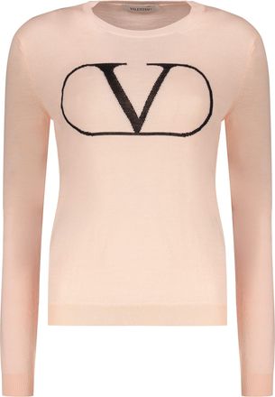 Valentino Garavani Long Sleeve Crew-neck Sweater