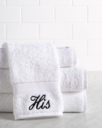 Linum Home Textiles Linum Home Textiles His 4Pc Monogrammed Towel Set