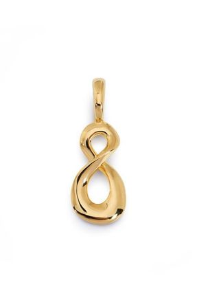 Monica Vinader Infinity Pendant in 18Ct Gold Vermeil at Nordstrom