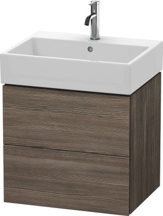 Duravit Mueble Bajo Encimera Duravit L-cube, De Pared, 2 Cajones, 58,4 X 45,9 Cm, Para Vero Air 235060, Color: Pino Terra Decor - Lc627505151