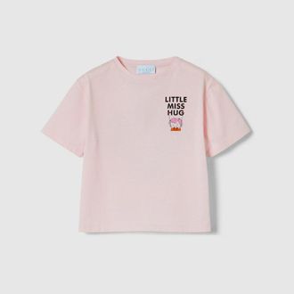 Gucci Kids - Cotton T-shirt With Print, Pink, Ready-to-wear