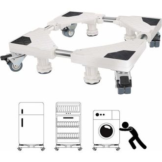 OEM Base Para Lavadora, Capacidad De Carga De 300 Kg. Base Ajustable Para Frigor&iacute;ficos, Lavadoras, Secadoras Y Congeladores (ancho Ajustable De 43 A 70 Cm