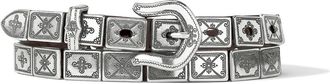 Brighton Mosaica Tile Belt In Black