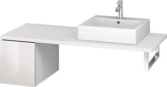 Duravit Consola Baja L-cube 320x547x400mm Alto Brillo Albaricoque Perla