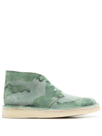 Clarks Stivali con stampa - Verde
