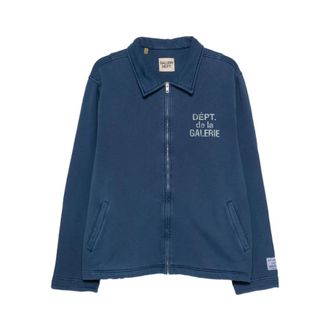 Gallery Dept. Heren, Jassen, Blauw, Maat: 2XL Katoen