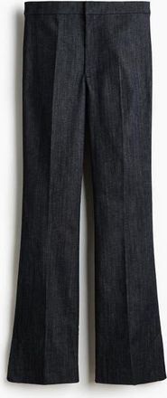 H&M High Flared Jeans in Dark Denim Blue at Nordstrom, Size 18
