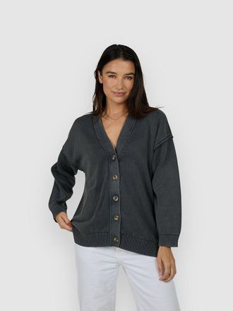 Salty Crew Seaside Strickjacke grau