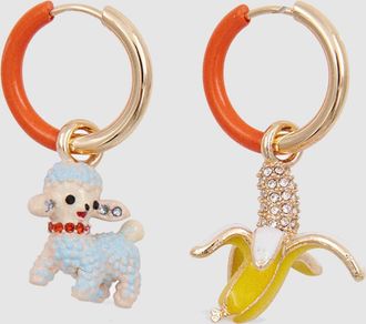 Essentiel Boucles dOreilles Kana Orange Or