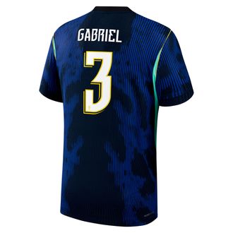 Nike Jordan Gabriel Magalh&atilde;es Brazil National Team 2026 Match Away Jordan Mens Dri-FIT ADV Soccer Jersey in Blue | NN203940216-CBF