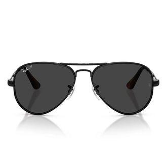 Ray-Ban Sunglasses Rb3925 002/48 Aviator Max Black/Black Unisex Polarized
