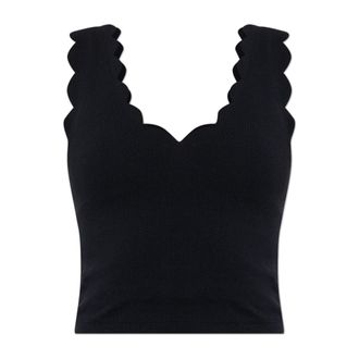Marysia Swim Sporttop - Dames - Tops zonder mouwen - Zwart - L - Leer - Tops