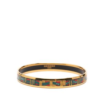 Herm&egrave;s Pre-owned Hermes Narrow Cloisonne Enamel Bangle 62 Ladies 6J4RUEV6L0K9XI2U