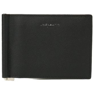 Saint Laurent Black Leather Wallet (Bi-Fold) (Pre-Owned)