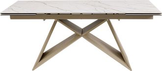Kare Design Mesa ext. Nelly gris 180(40+40)x90cm