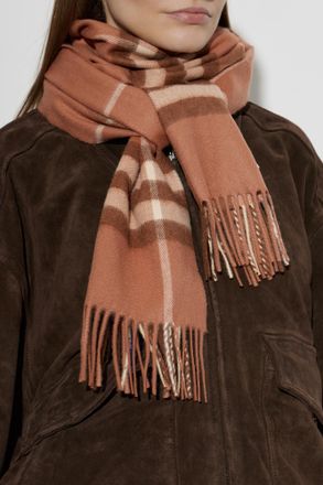 Burberry Cashmere Scarf, Unisex, Pink