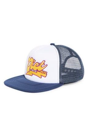 Diet Starts Monday Bolt Trucker Hat in Navy/Yellow at Nordstrom Rack