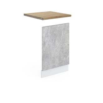 Vicco Panel Frontal R-line, Hormig&oacute;n, 45 Cm, Et Roble, Vicco