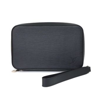Louis Vuitton Black Noir Epi Leather Long Wallet (Bi-Fold) (Pre-Owned)