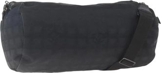 Chanel Pre-owned Cross Body Bags, female, Black, Size: ONE SIZE Pre-owned Vintage Boston Bag